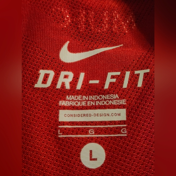 Manchester United 2010-11 Long Sleeved Nike Home Jersey Men's Size Large - Picture 7 of 12